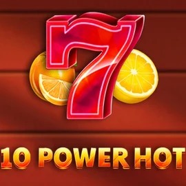 Official Slots logo: 10 Power Hot by Amusnet Interactive at Spinogrino Casino