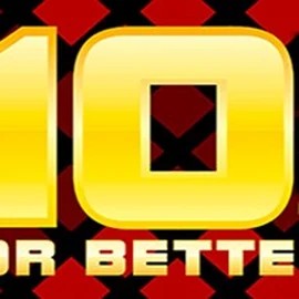 10s or Better slot logo by 1x2gaming at Spinogrino Casino