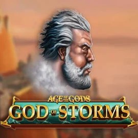 Official Slots logo: Age Of The Gods: God of Storms by Playtech at Spinogrino Casino