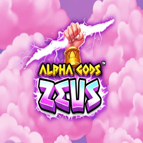 Slots logo of Alpha Gods Zeus from PearFiction Studios at Spinogrino Casino