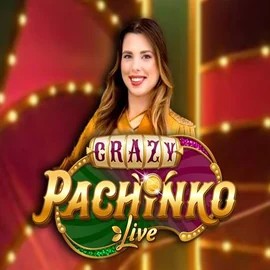 Live Casino logo of Crazy Pachinko from Evolution at Spinogrino Casino