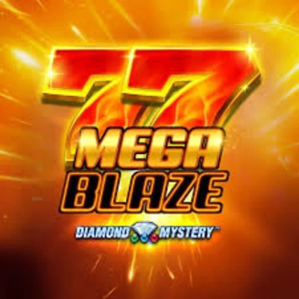 Diamond Mystery Mega Blaze logo by Greentube at Spinogrino Casino