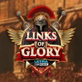 Slots logo of Links of Glory from Slingshot Studios at Spinogrino Casino