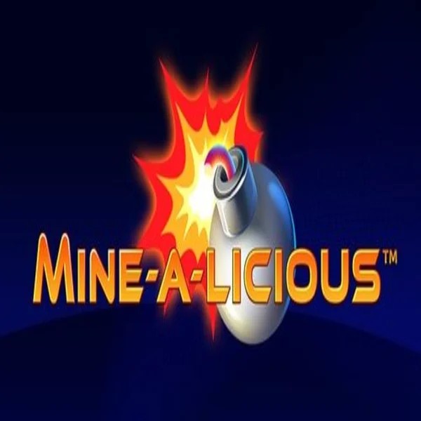 Official Slots logo: Mine a Licious by Playtech at Spinogrino Casino