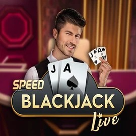 Official Live Casino logo: Speed Blackjack by Pragmatic Play at Spinogrino Casino