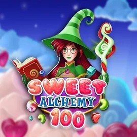 Sweet Alchemy 100 logo – Slots by Play'n GO at Spinogrino Casino