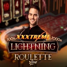 XXXtreme Lightning Roulette logo by Evolution at Spinogrino Casino